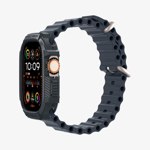 ACS05456 - Apple Watch Series (Apple Watch (49mm)) in matte black showing the front